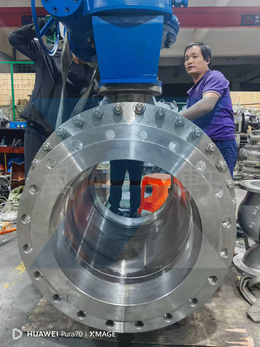 深耕化工管道领域 QDX3-S12二级蜗轮箱配套Q347F-DN600球阀助力化工管道控制(图2)