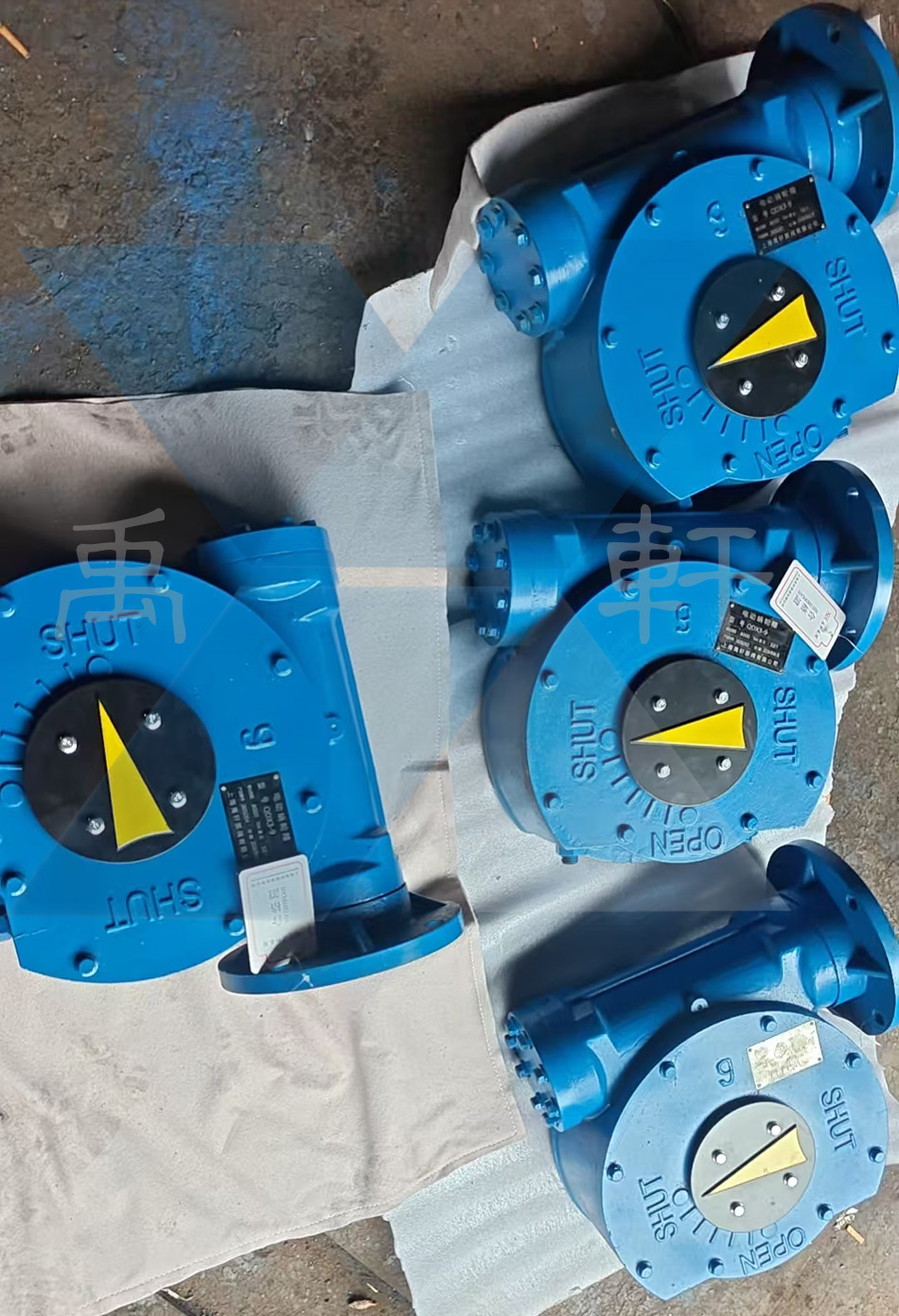 阀门驱动装备出口——上海禹轩QDX3-D9电动蜗轮箱助力泰国工业升级(图1)