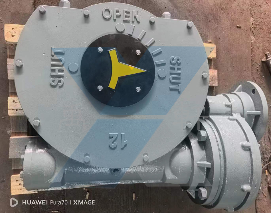 QDX3-D12二级传动涡轮箱｜电动型涡轮头，大口径蝶阀球阀配套驱动装置首选(图1)